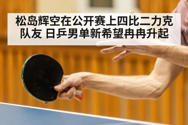 松岛辉空在公开赛上四比二力克队友 日乒男单新希望冉冉升起